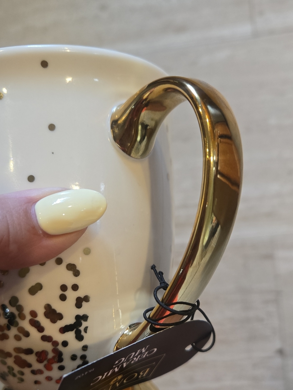 New Bombay Golden Glitter Ceramic Mug - Picture 8 of 8